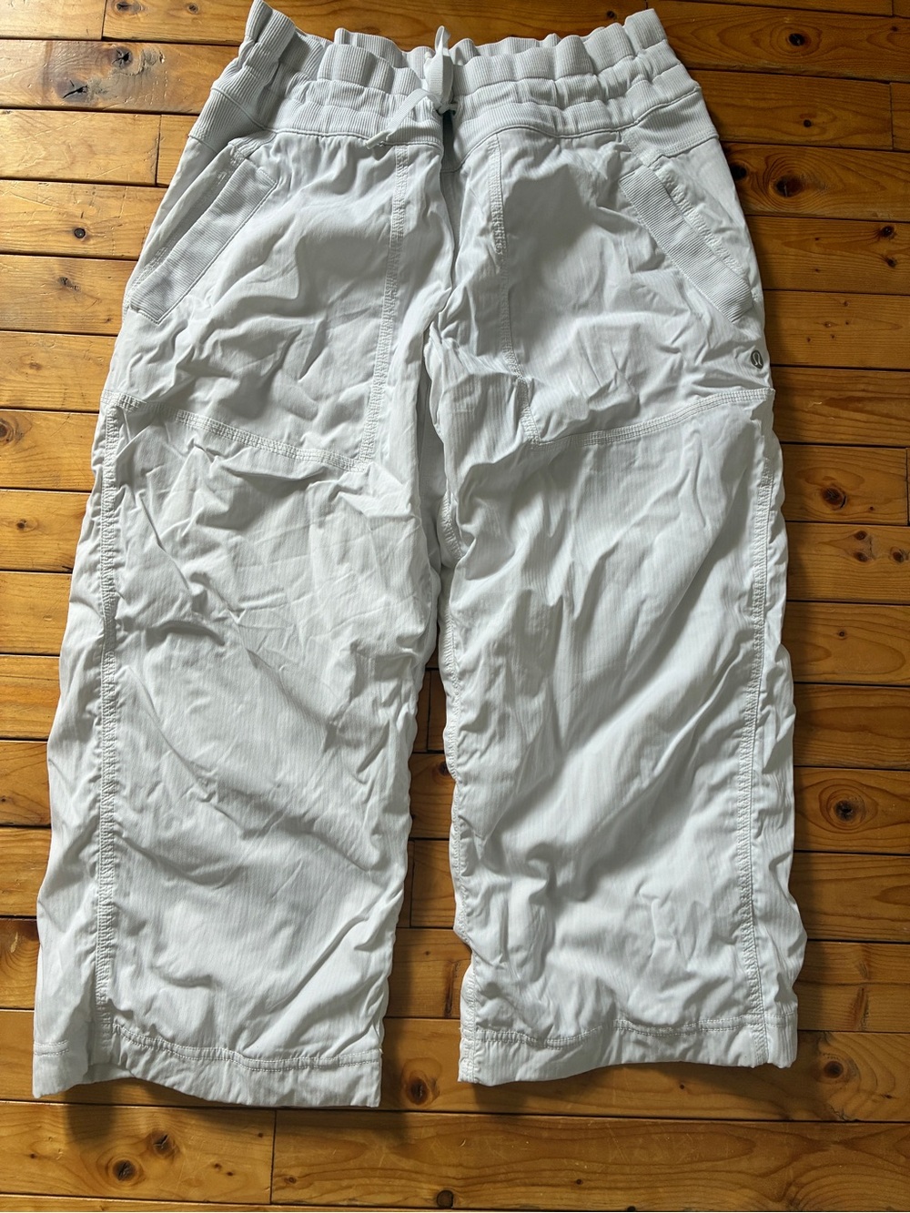 lululemon athletica White Cropped Dance Studio Pants